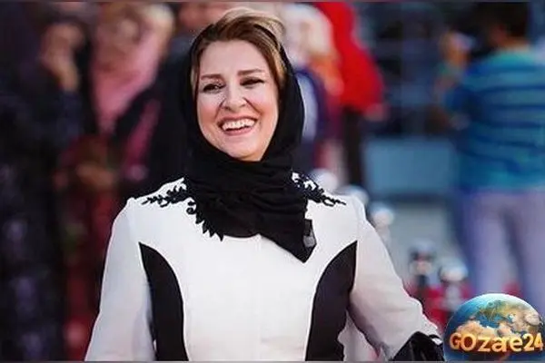 تیپ متفاوت مرجانه گلچین با مانتویی عجیب و خلاقانه؛ جمع‌آوری پارچه‌های اضافی برای یک استایل خاص