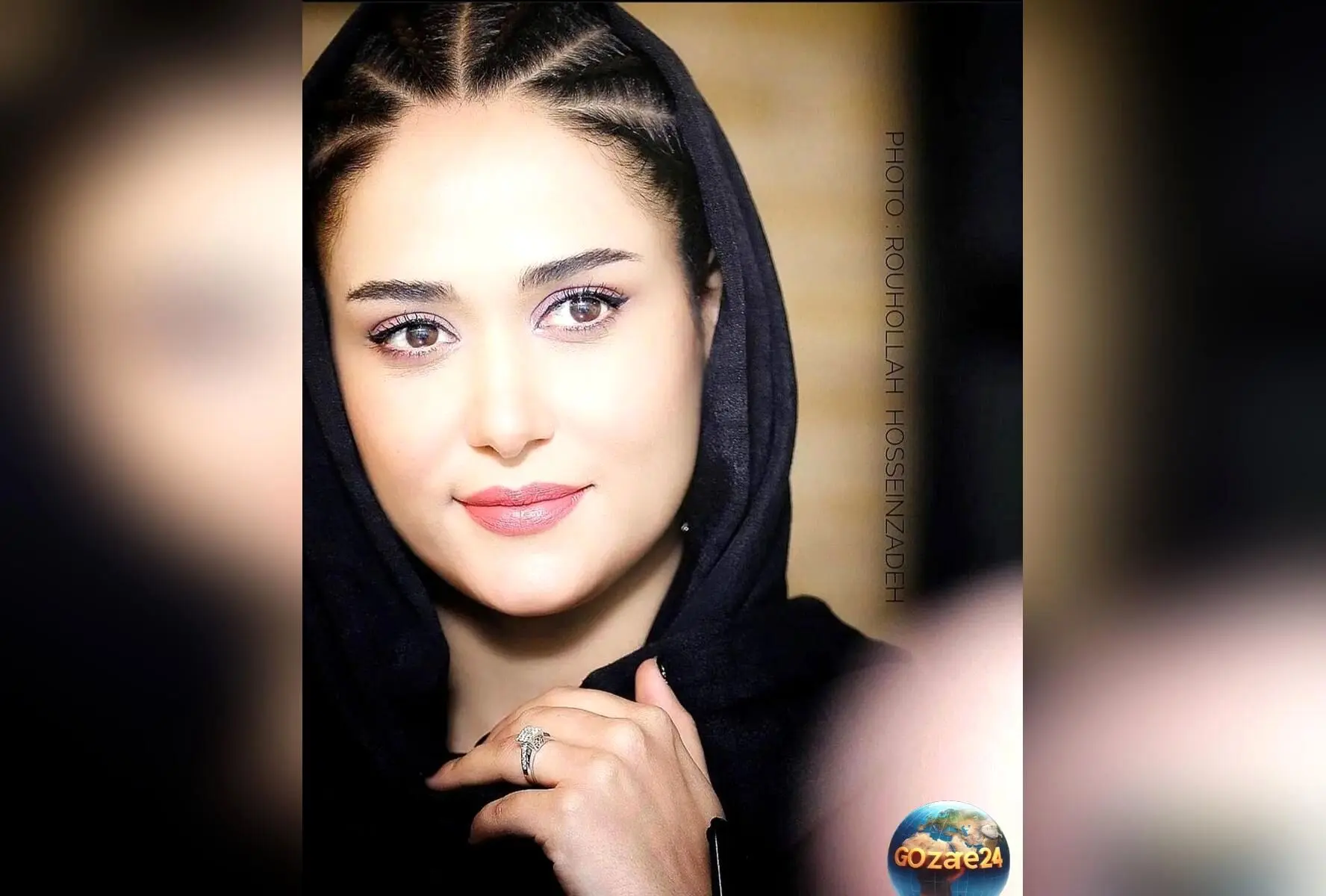 پریناز ایزدیار در پشت صحنه سریال جیران: سوگلی قاجاری مدرن و عکس لورفته از او