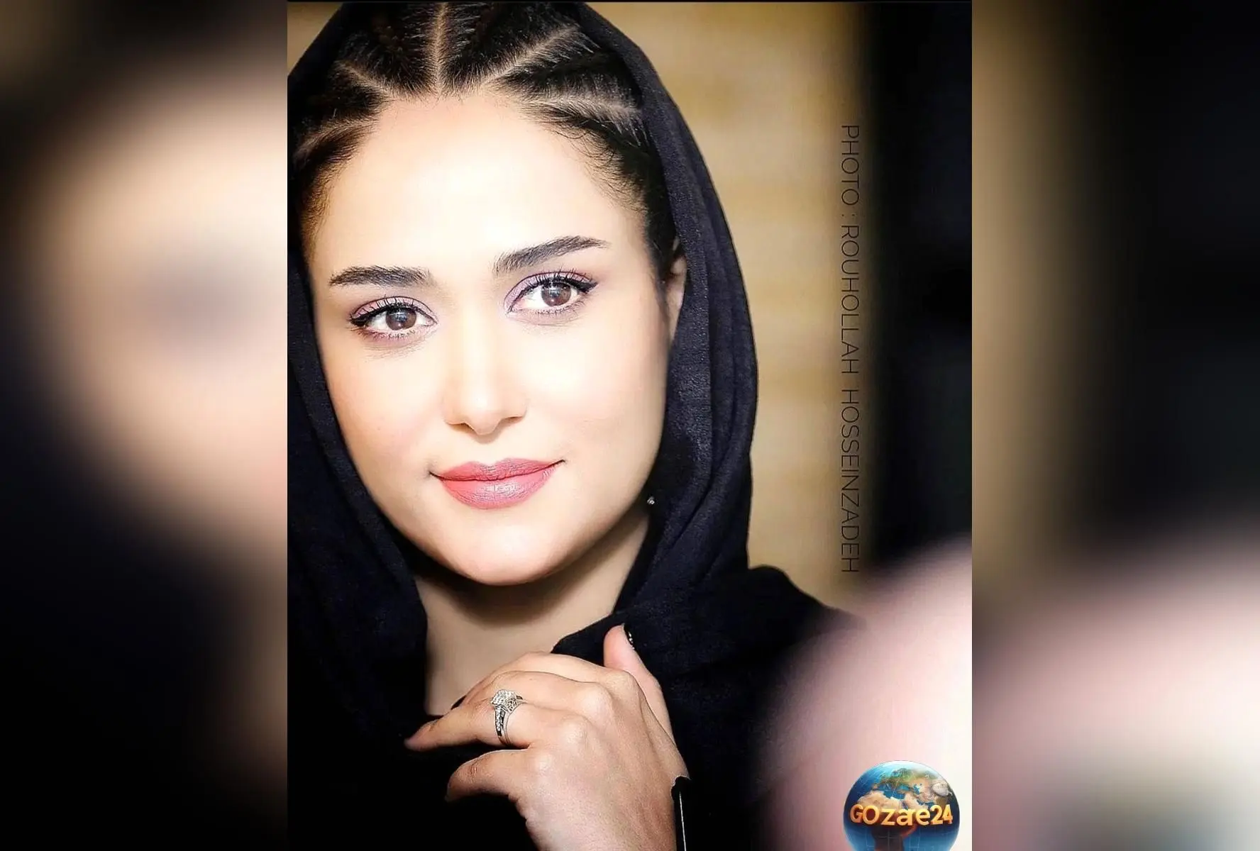 پریناز ایزدیار در پشت صحنه سریال جیران: سوگلی قاجاری مدرن و عکس لورفته از او