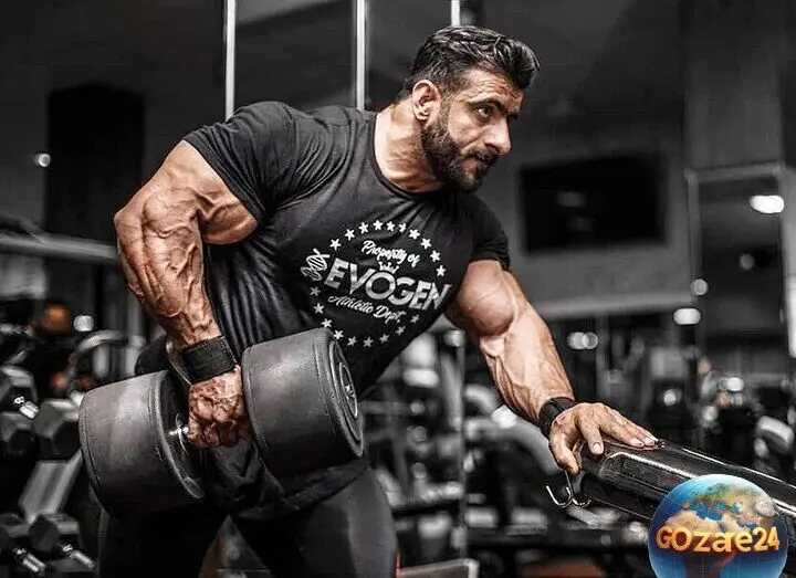 هادی چوپان قهرمان جهان در پرورش اندام با صدای عجیب و نواختن ویولن؛ لحظه‌ای متفاوت در صفحه اینستاگرام
