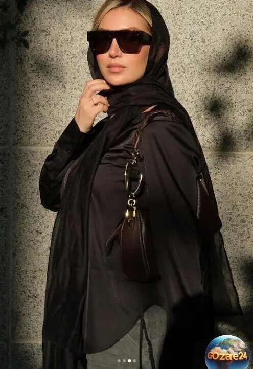 تیپ لاکچری و مدرن پسر بهرام رادان و مینا مختاری با لباس گوچی برای واکسن زدن + عکس