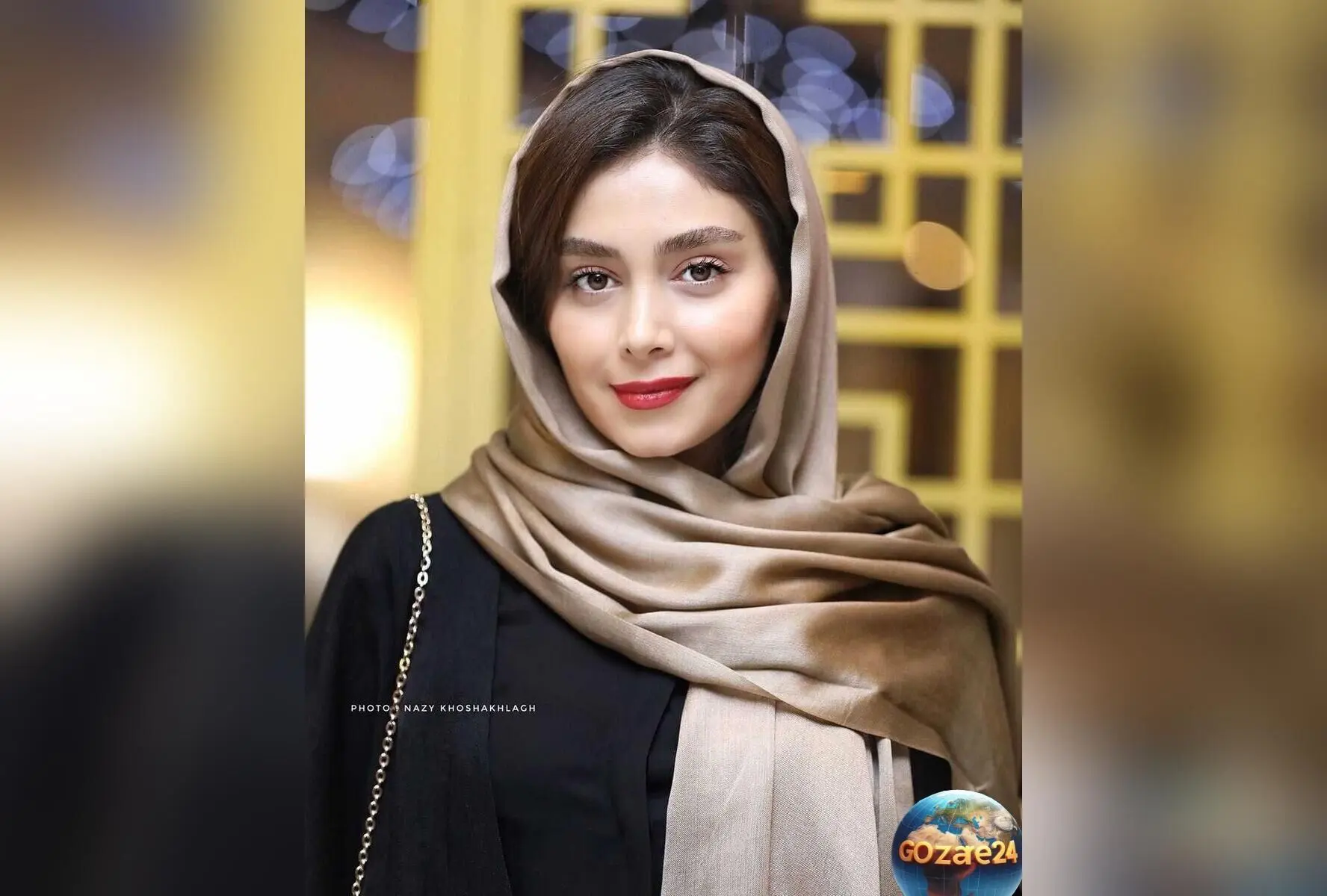 دیبا زاهدی بازیگر سینما و تئاتر با طرح مینی اسکارف کیوت در روز تئاتر | بیوگرافی و جدیدترین تصاویر