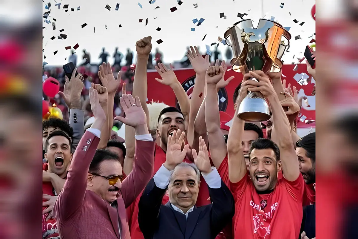 خلاقیت هنرمند تبریزی در جشن قهرمانی تراکتور