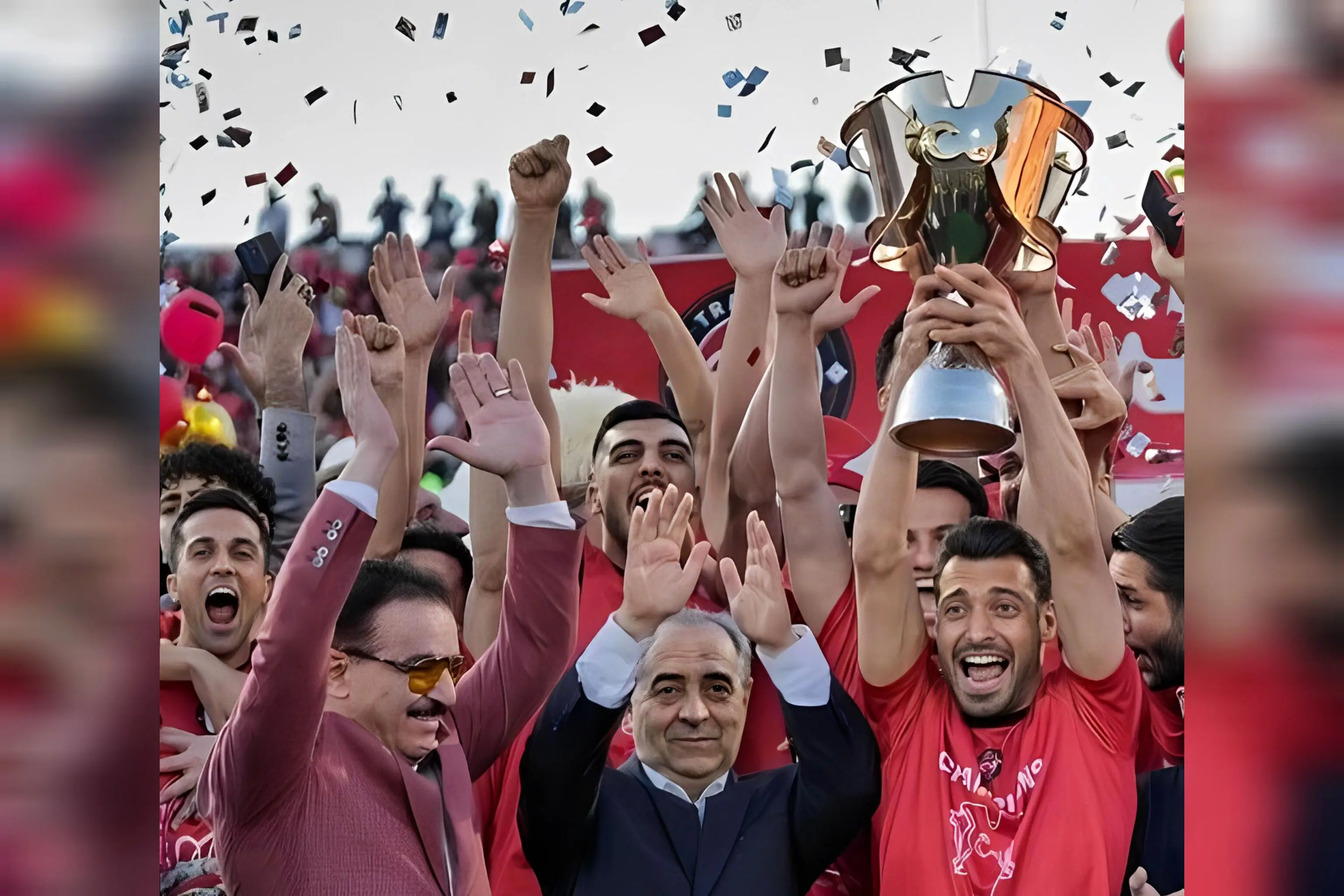 خلاقیت هنرمند تبریزی در جشن قهرمانی تراکتور