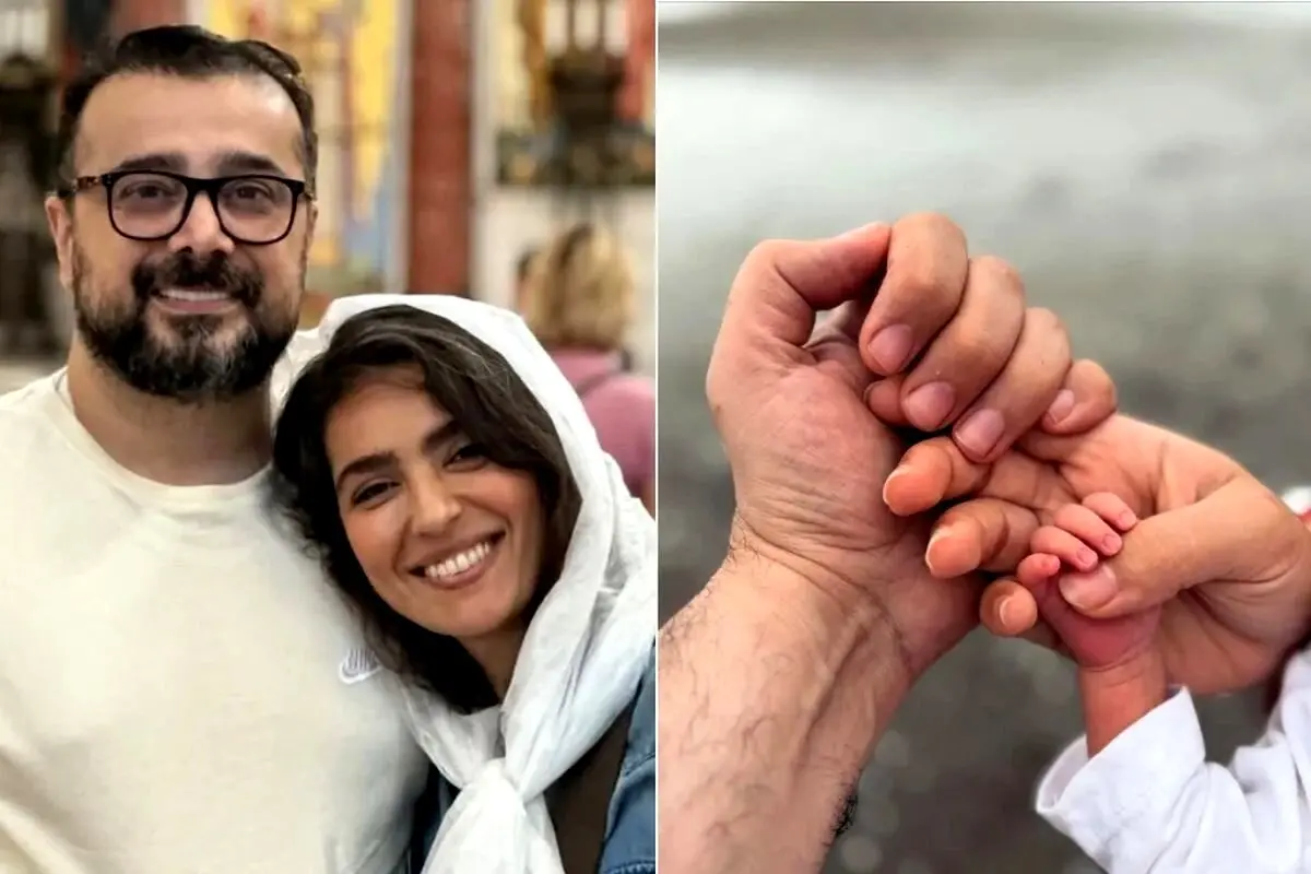 سپند امیر سلیمانی و مونا کرمی در روز زایمان همسرش؛ لحظه‌ای بی‌نظیر و مادر نمونه درخشان