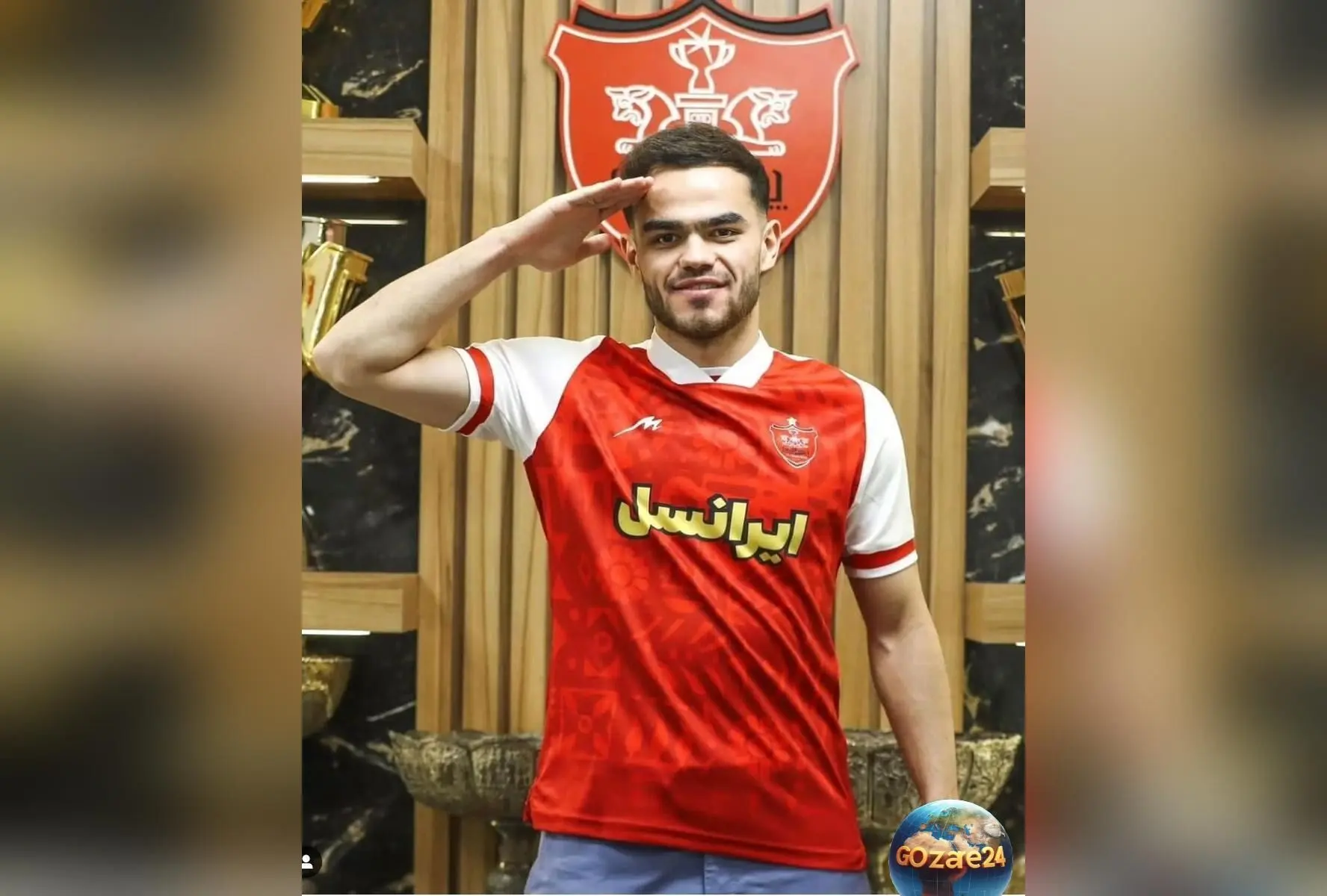 عکس: اوستون اورونوف، ستاره پرسپولیس در حال بچه‌داری در خانه لوکس و خاص خود!