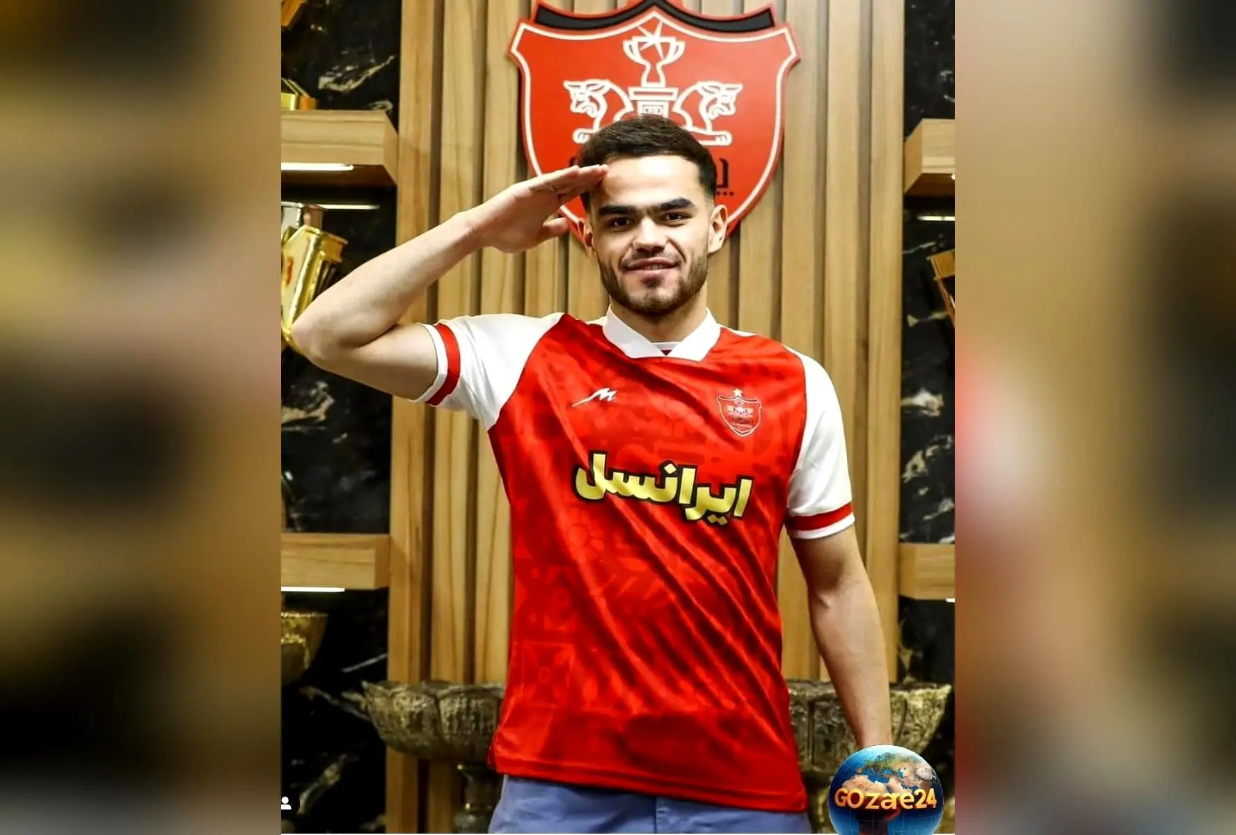 عکس: اوستون اورونوف، ستاره پرسپولیس در حال بچه‌داری در خانه لوکس و خاص خود!