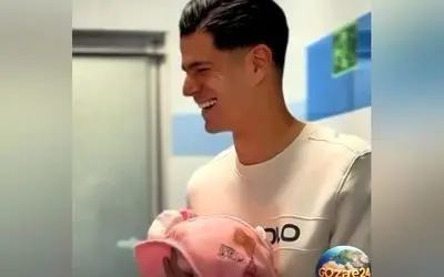 عکس ویدیویی خاص از اولین روز پدرشدن پیام نیازمند، گلر پرسپولیس و تولد دختر نازش در بیمارستان لوکس تهران