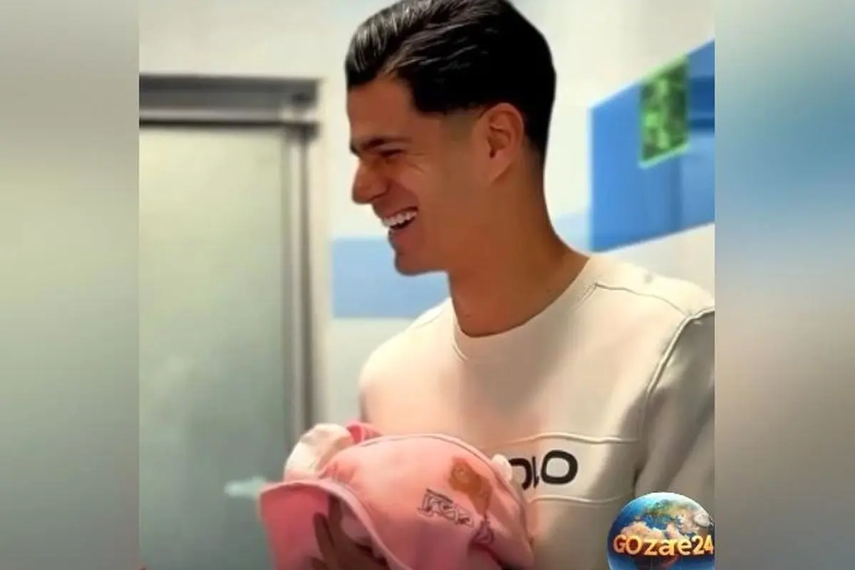 عکس ویدیویی خاص از اولین روز پدرشدن پیام نیازمند، گلر پرسپولیس و تولد دختر نازش در بیمارستان لوکس تهران