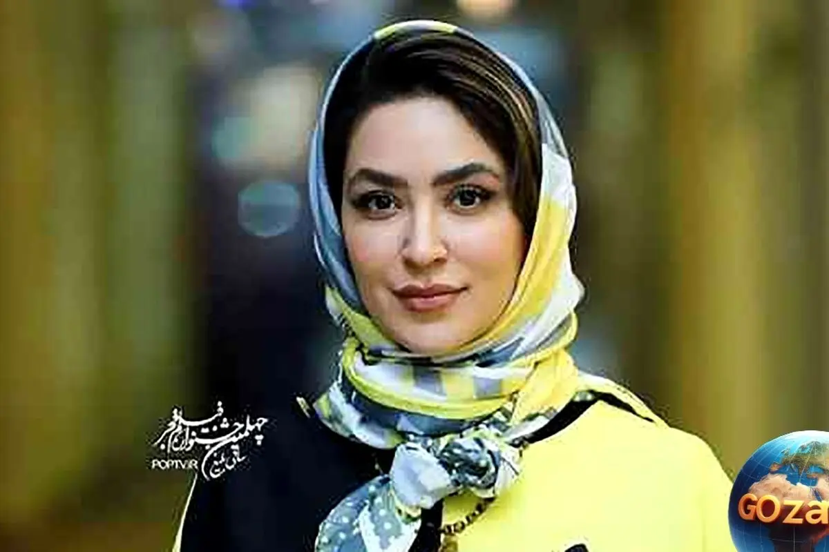 عکس تولد عاشقانه فریبا طالبی در حیاط سرسبز و پر درخت، سبد گل زیبا و دلنشین همسرش
