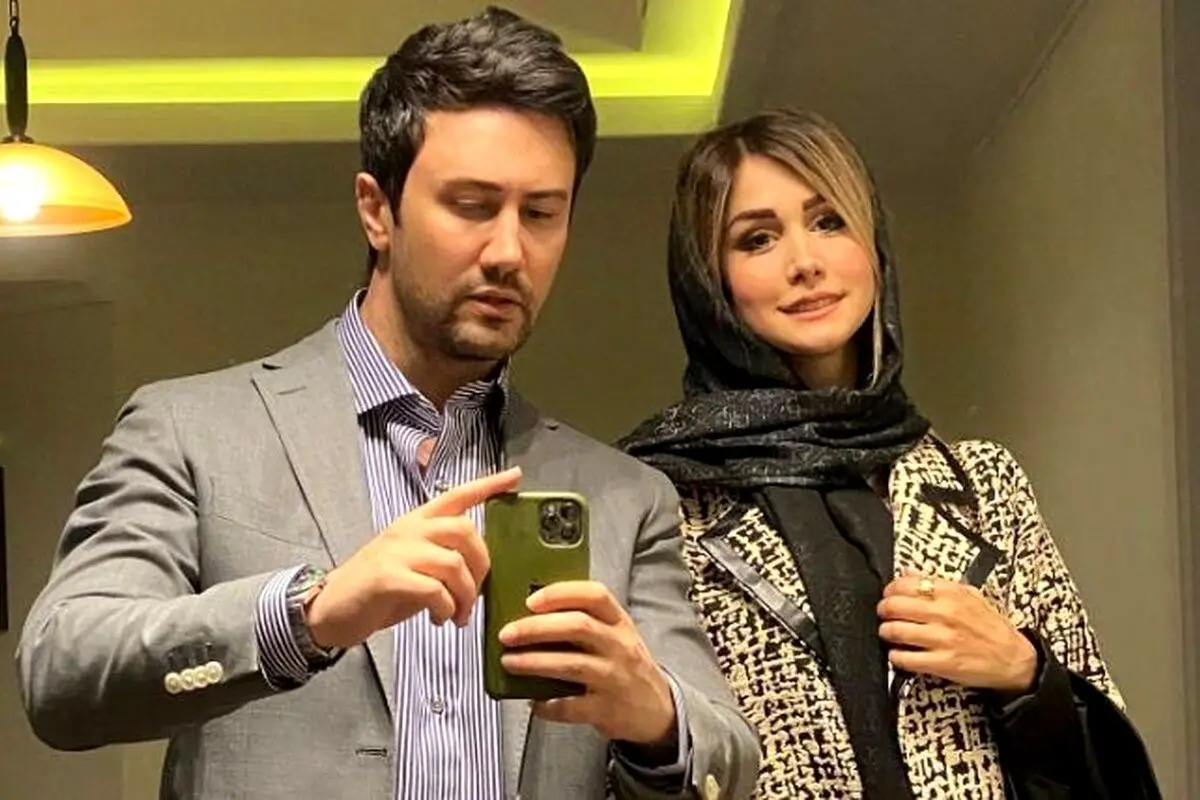 عکس جذاب شاهرخ استخری و دخترش نبات؛ پدر و دختری که مانند سیبی از وسط نصف شده‌اند!