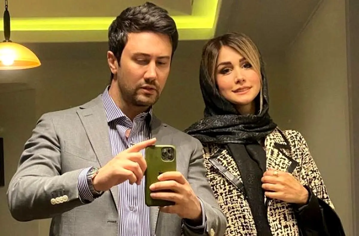 عکس جذاب شاهرخ استخری و دخترش نبات؛ پدر و دختری که مانند سیبی از وسط نصف شده‌اند!