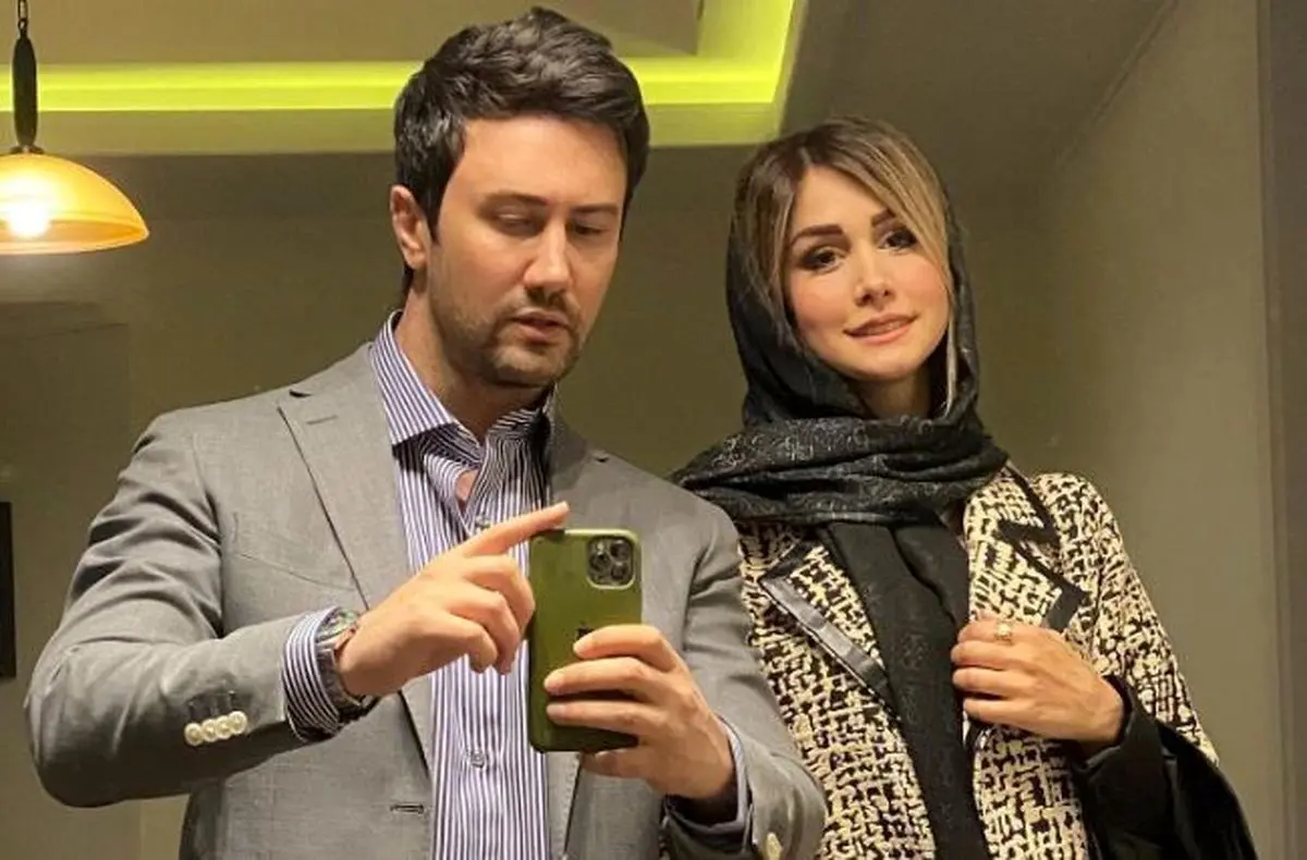 عکس جذاب شاهرخ استخری و دخترش نبات؛ پدر و دختری که مانند سیبی از وسط نصف شده‌اند!