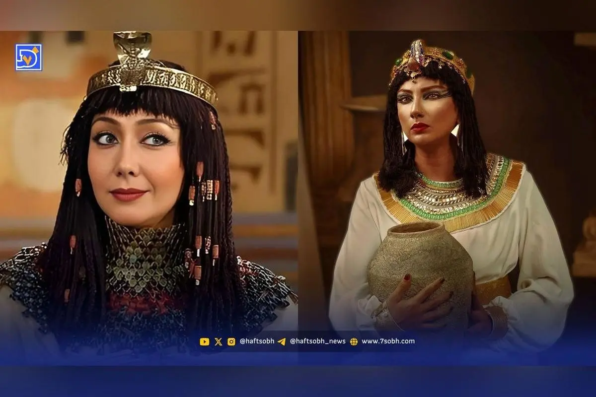 بازسازی مدرن زلیخا با الهام از مصر باستان؛ مقایسه محیا دهقانی و کتایون ریاحی در نقش نمادین