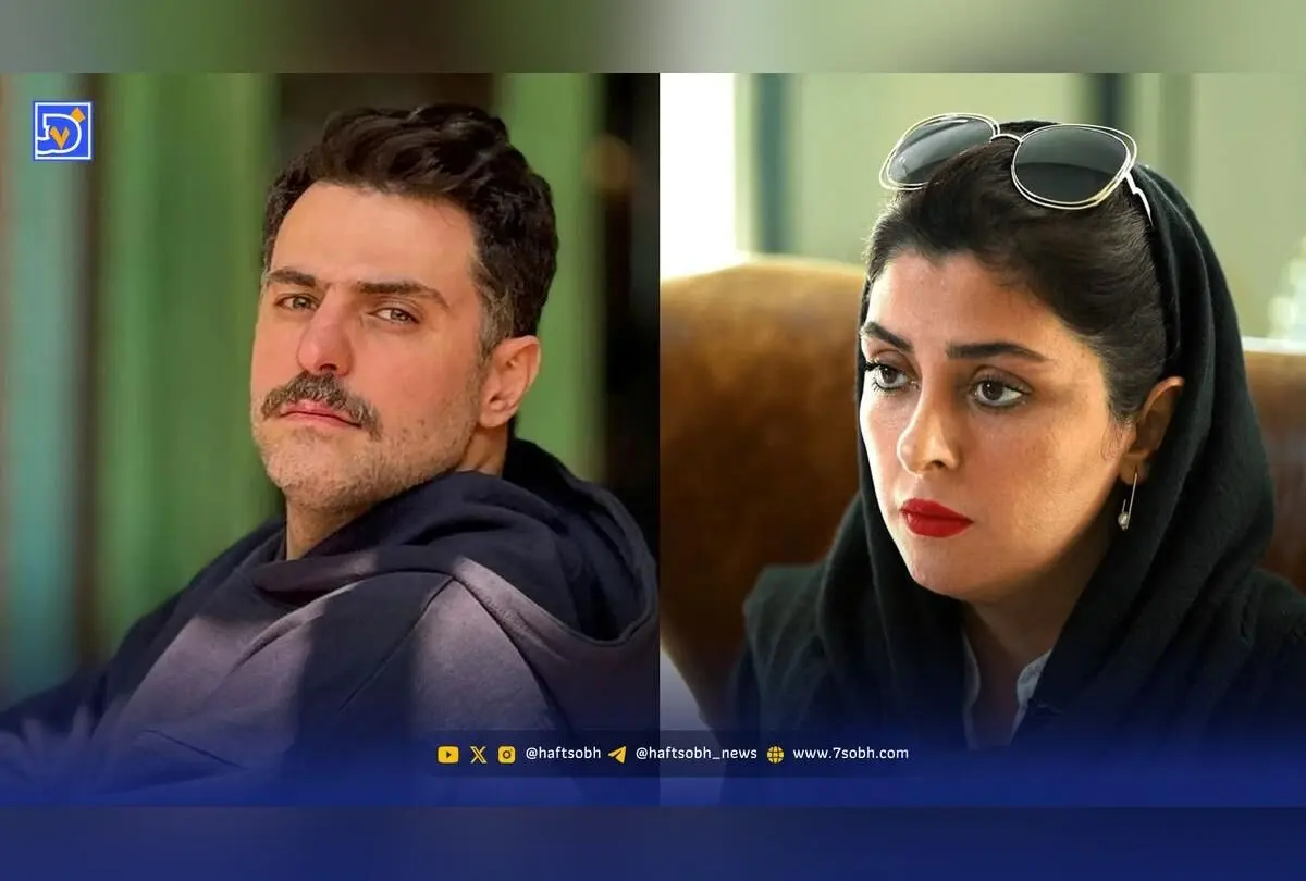عکس قدیمی و جالب علی ضیا و شیرین مقدم در کنار هم در مراسم افتتاح سالن زیبایی