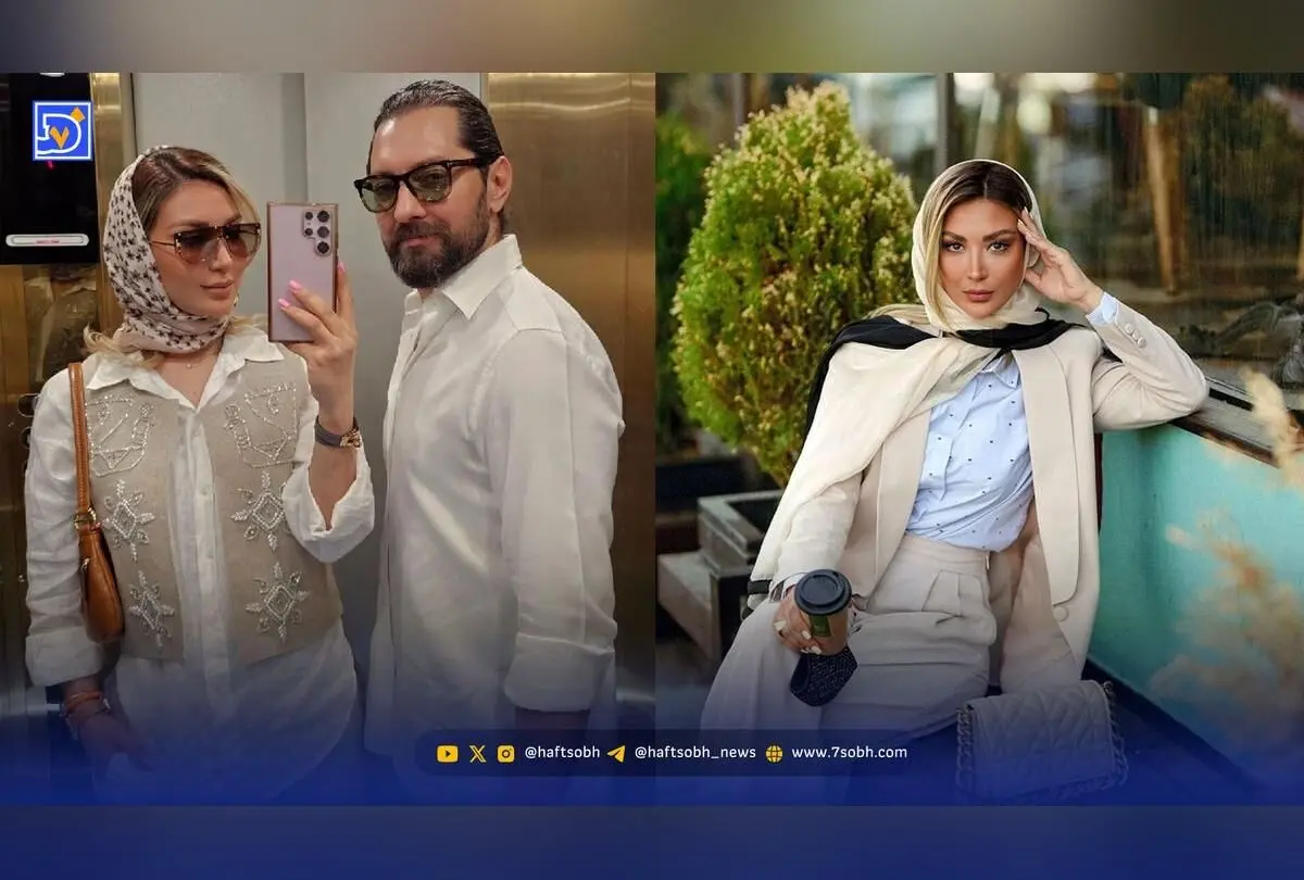 جواهرات میلیاردی زن مدلینگ بهرام رادان؛ الماس و برلیان در گردن زن پولدار و مشهور ایرانی