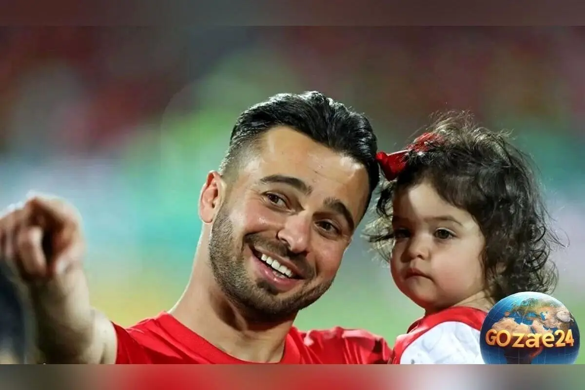سروش رفیعی ستاره پرسپولیس و اولین روز پدر شدنش + تصاویر ناز و خوشگل دخترانش