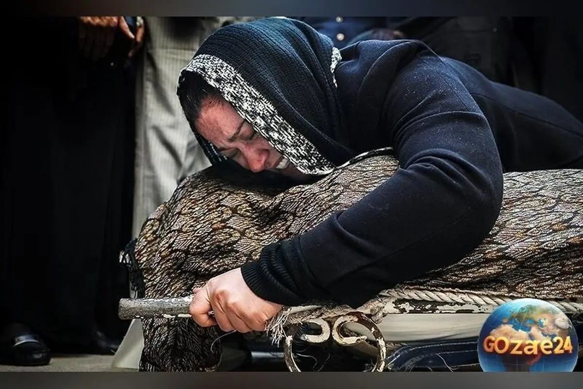 تصاویر مراسم عزای همسر زیبا بروفه با حضور امین حیایی و نفیسه روشن + جزئیات و نظرات کاربران