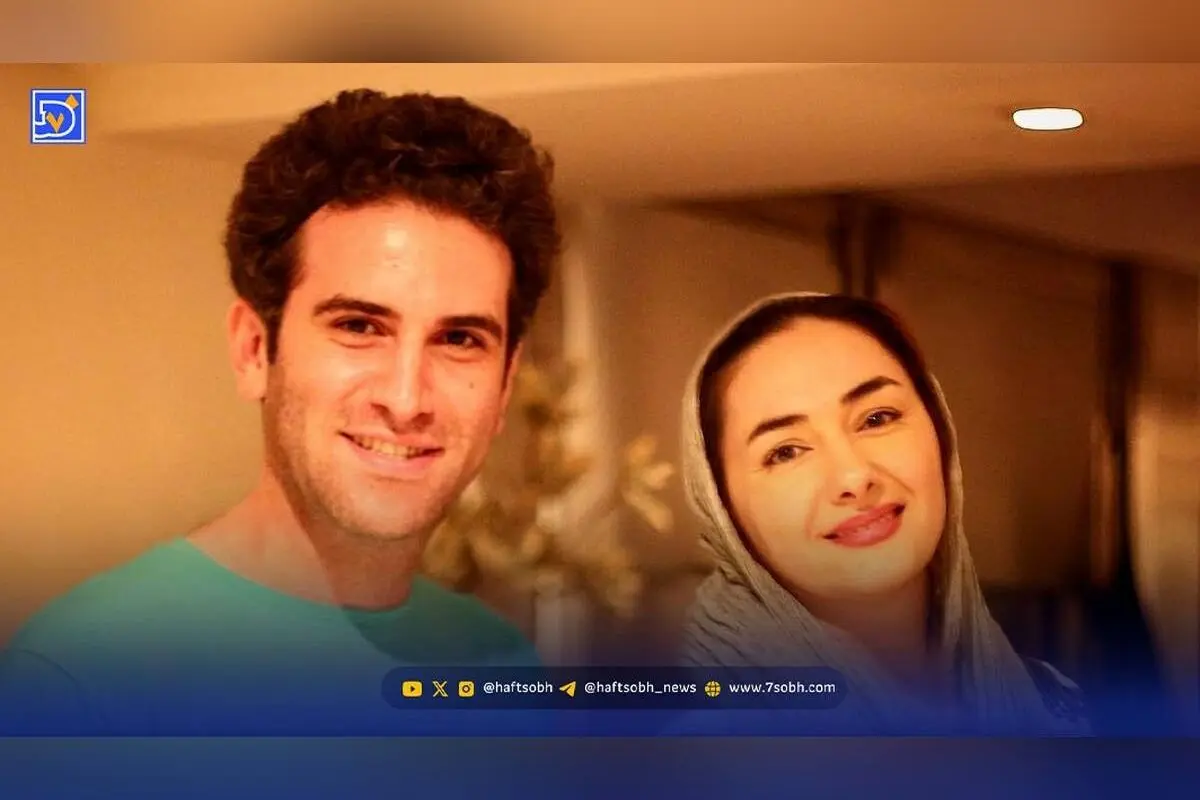 عکس نادر و دیدنی از هوتن شکیبا و هانیه توسلی در سال ۱۳۹۴ | لحظه‌ای خاص و صمیمی