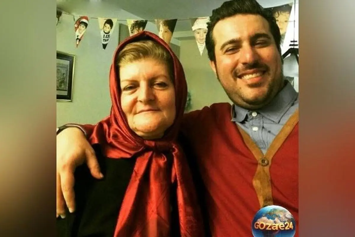 فرهاد اصلانی برای تسلیت درگذشت مادر محسن کیایی، تاج گل زیبای گلابی فرستاد + عکس