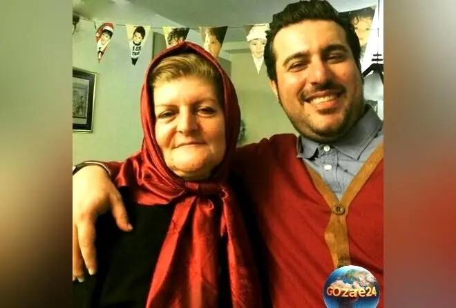 فرهاد اصلانی برای تسلیت درگذشت مادر محسن کیایی، تاج گل زیبای گلابی فرستاد + عکس