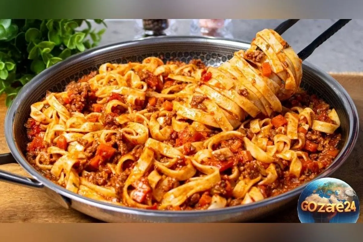 طرز تهیه پاستای رژیمی عضله‌ساز با گوشت گوساله | آموزش کامل غذای سالم و خوشمزه برای بدنسازان