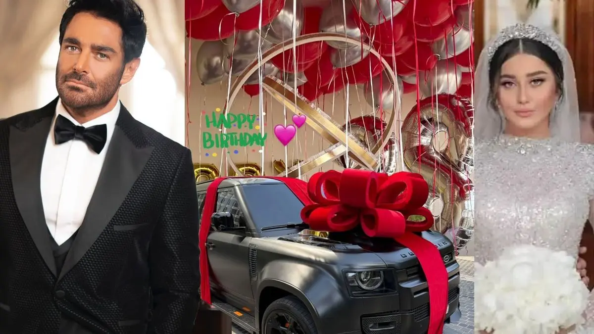 عکس‌های لوکس و جالب از هدایا و زندگی خصوصی محمدرضا گلزار و همسرش آیسان آقاخانی در ۲۸ سالگی