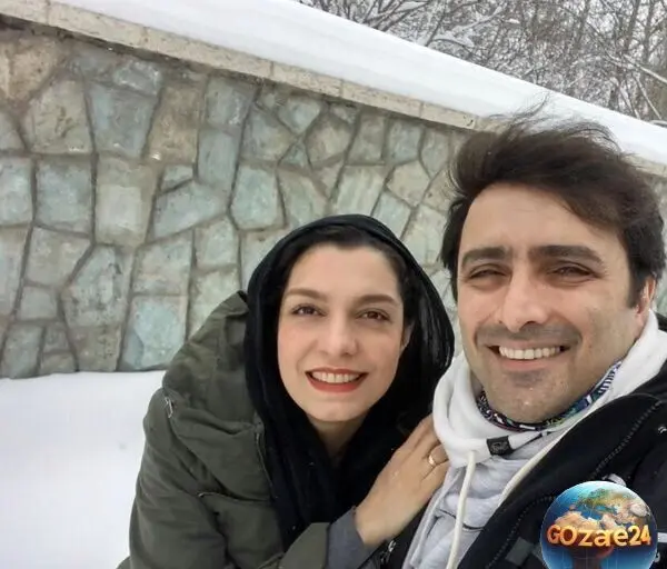 هنر بی‌نظیر کشیدن چهره امین زندگانی و همسرش روی شیشه؛ تابلوی حرفه‌ای و خلاقانه توسط یک طراح ایرانی