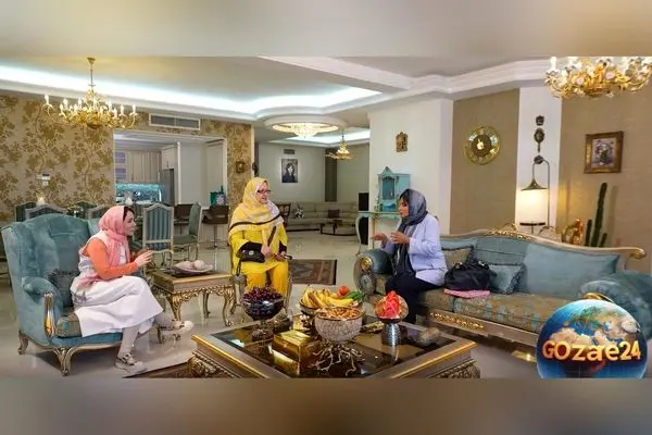 گزارش تصویری: خانه لوکس و سنتی حوریه مقدم در برنامه «شام ایرانی» با چیدمانی سلطنتی و مدرن