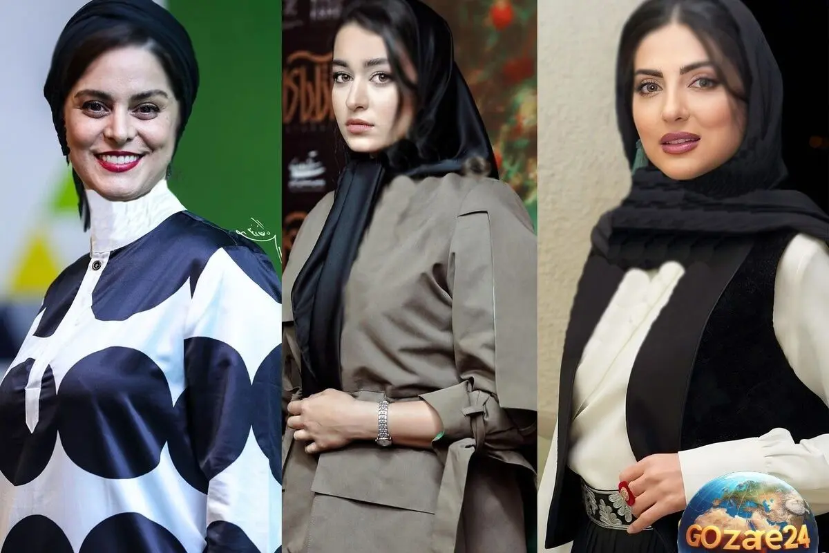 استایل رسمی و متفاوت غزل شاکری، هلیا امامی و مهلقا مینوشزاد در اکران «روایت ناتمام سیما» + عکس
