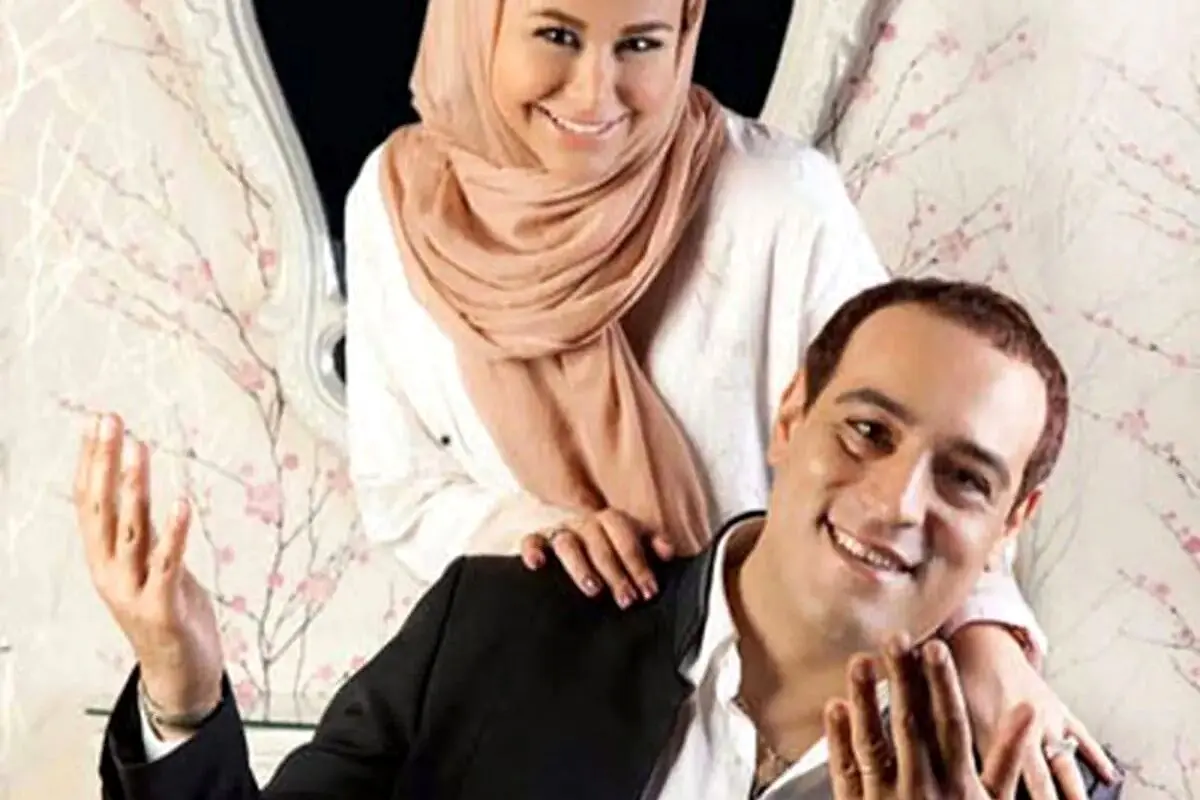 عروس داریوش ارجمند در حیاط خانه با حوض بزرگ پر از ماهی‌های قرمز + تصاویر بالکن و منظره دیدنی