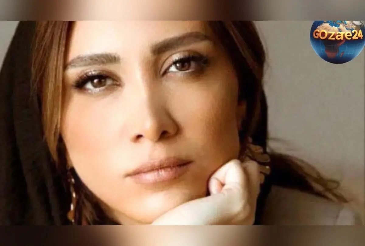 عکس جذاب نیکی مظفری با استایل هنری و رنگ صورتی پاستیلی در جشنواره
