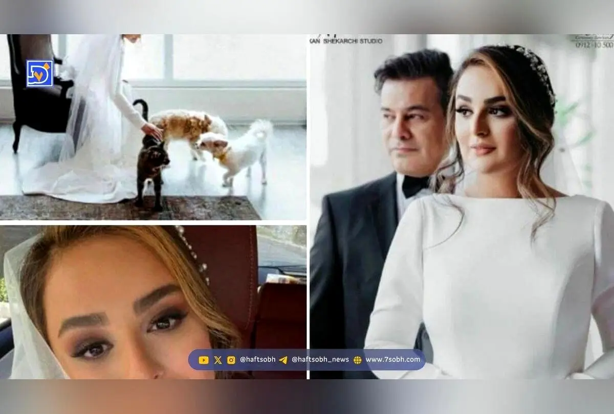 عکس‌های ویژه از مراسم عروسی پیمان قاسم‌خانی و میترا ابراهیمی | جزئیات و حواشی ازدواج هنری