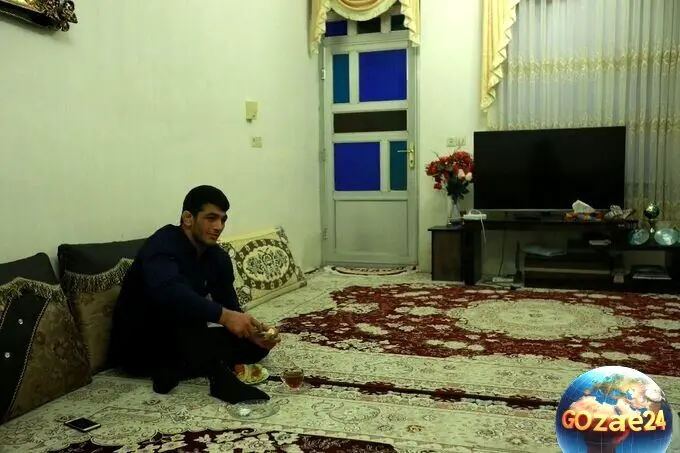 خانه ساده و باصفای حسن یزدانی در جویبار؛ تصاویر خانه پدری بدون تجملات و با سلیقه‌ | کشتی‌گیر المپیکی