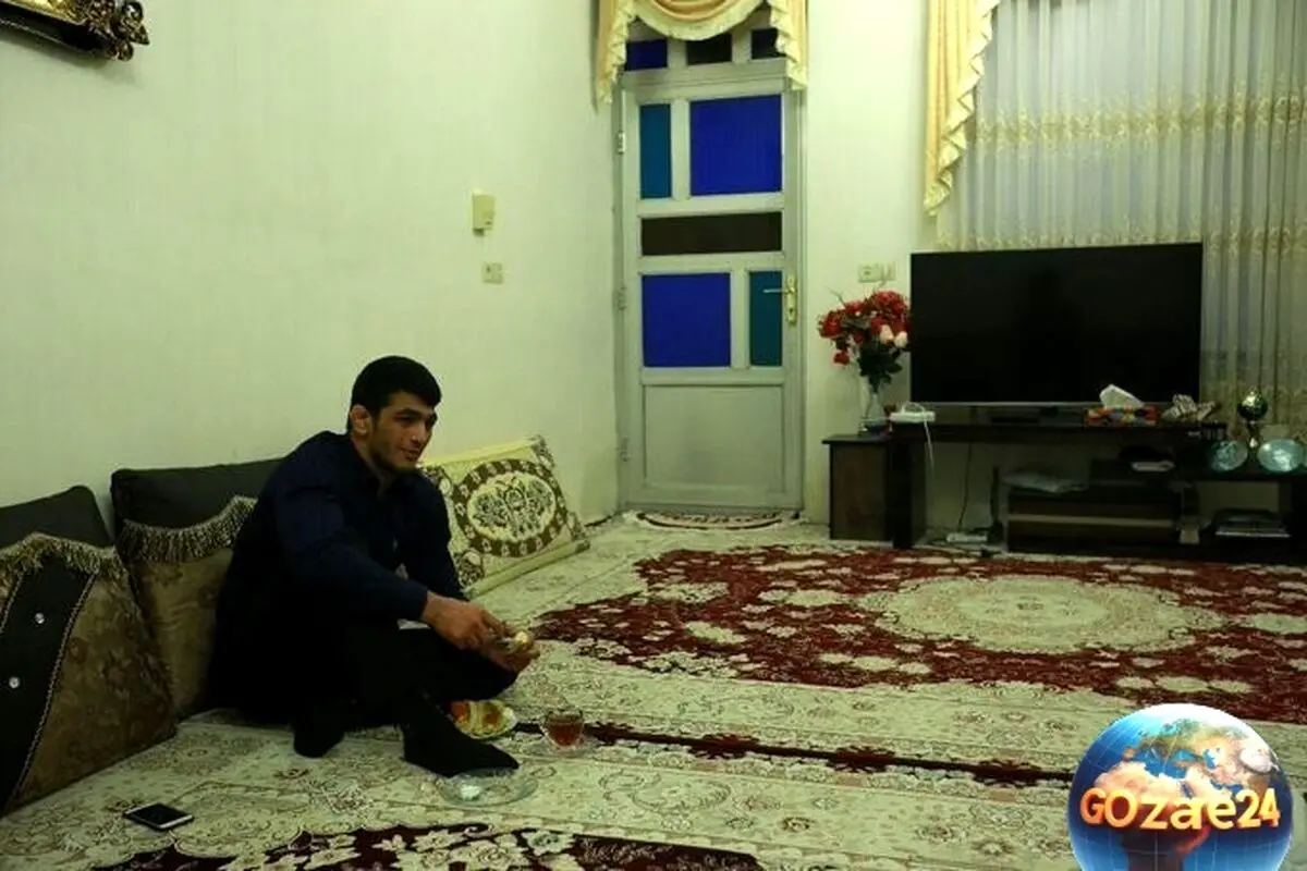 خانه ساده و باصفای حسن یزدانی در جویبار؛ تصاویر خانه پدری بدون تجملات و با سلیقه‌ | کشتی‌گیر المپیکی