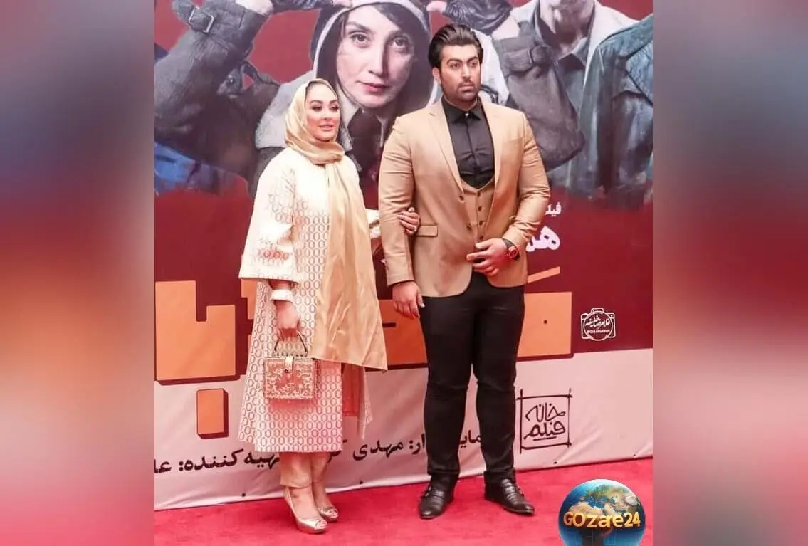 الهام حمیدی در روز عقد با لباس متفاوت و حلقه‌های زیبا + تصاویر دسته گل شیک و استایل خاص این بازیگر مشهور