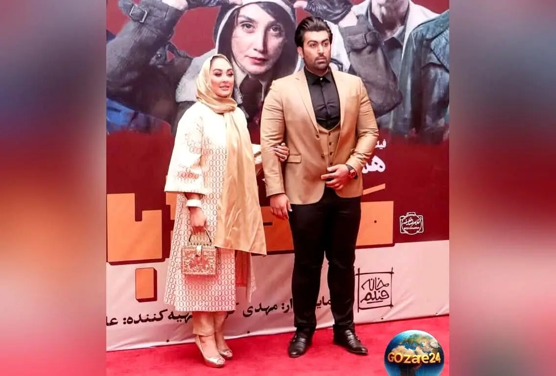 الهام حمیدی در روز عقد با لباس متفاوت و حلقه‌های زیبا + تصاویر دسته گل شیک و استایل خاص این بازیگر مشهور