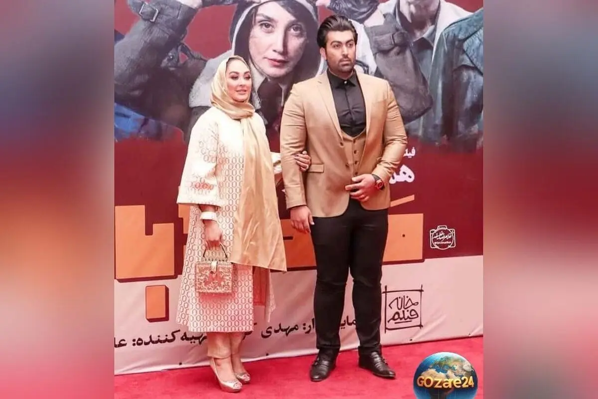 الهام حمیدی در روز عقد با لباس متفاوت و حلقه‌های زیبا + تصاویر دسته گل شیک و استایل خاص این بازیگر مشهور
