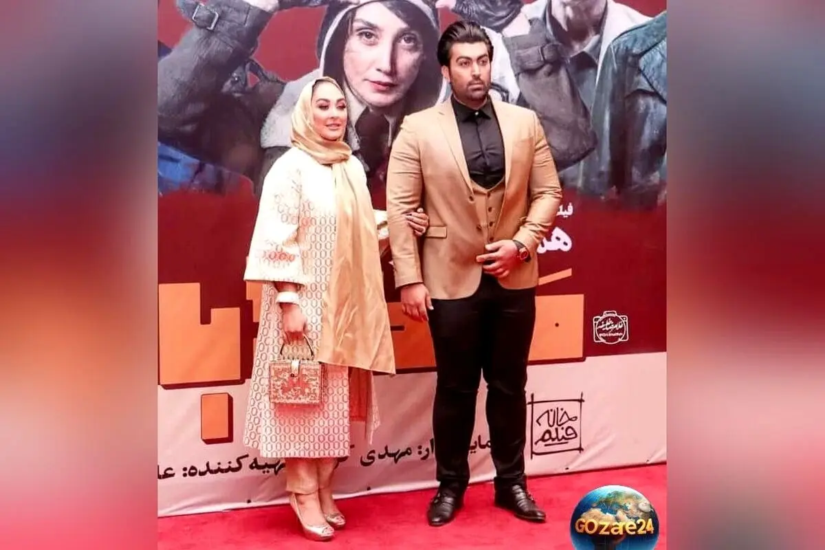 الهام حمیدی در روز عقد با لباس متفاوت و حلقه‌های زیبا + تصاویر دسته گل شیک و استایل خاص این بازیگر مشهور