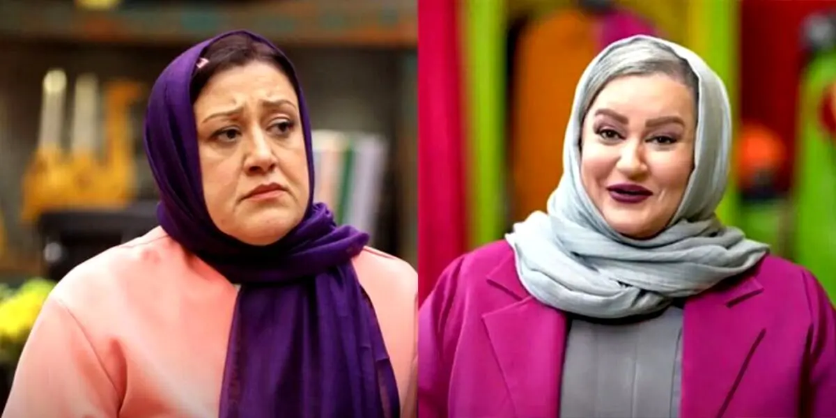 تصویر نادر و جوان نعیمه نظام‌دوست و فاطمه هاشمی در دهه ۷۰؛ لحظاتی دیدنی از پشت صحنه «ساعت خوش»