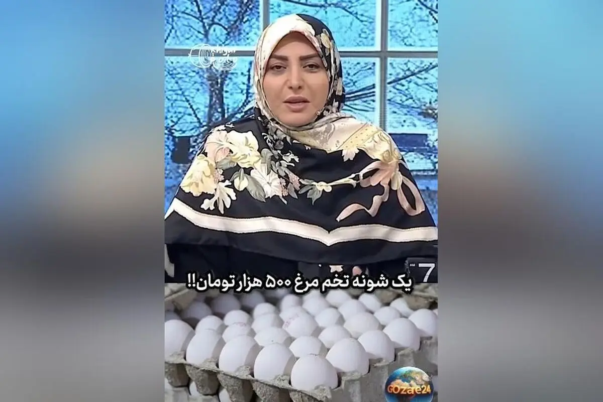 انتقاد المیرا شریفی‌مقدم از گرانی تخم‌مرغ و تاثیر آن بر سفره مردم + فیلم