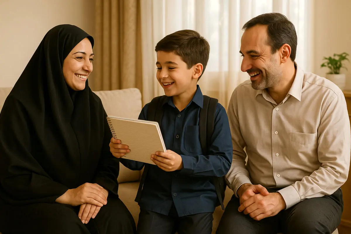 پیام‌های تبریک روز دانش‌آموز از پدر و مادر به فرزند