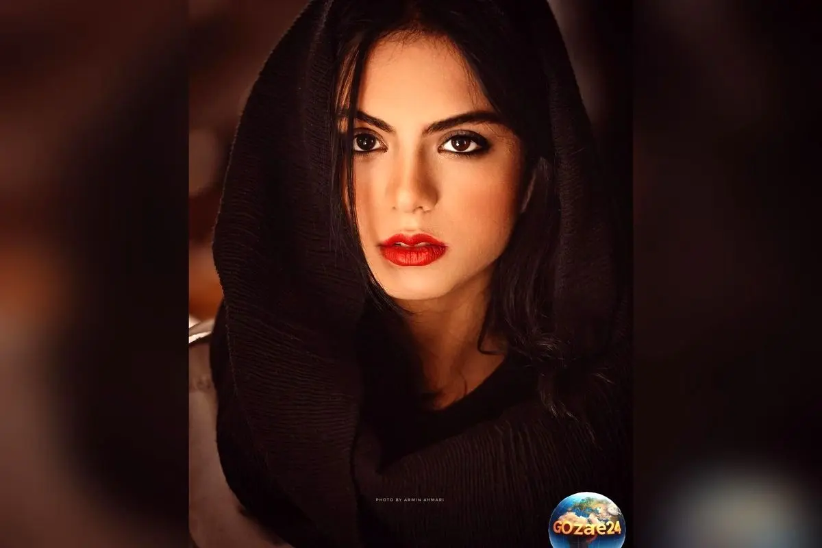 تصویر جدید سارا حاتمی در هوای برفی و رنگین کمان؛ بازیگر نوظهور شبکهنمایی در کنار شعر الهامبخش