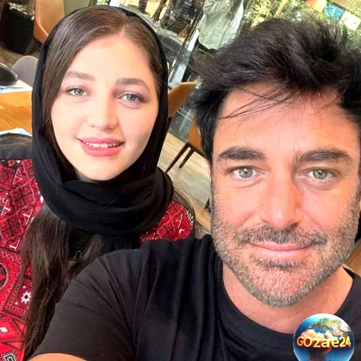 رضا گلزار در کنار همسرش: لحظه‌ای صمیمی و شوخی‌های جالب درباره تاریخ ازدواجشان