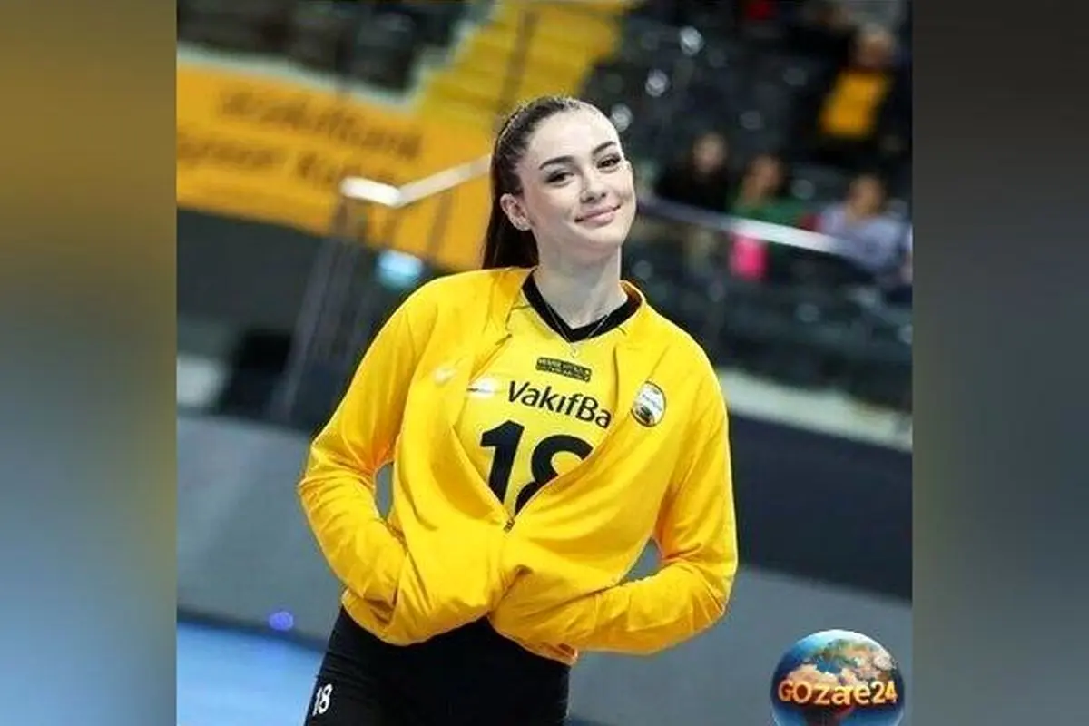 ویدیو دیدنی و بامزه از چهره جالب و خنده‌دار زهرا گونش، ستاره تیم والیبال ترکیه در حین بازی