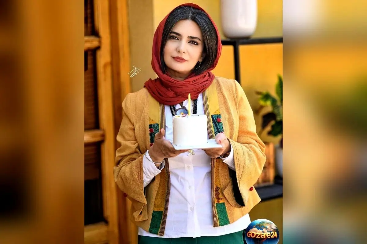 لیندا کیانی در جشن تولد متفاوت با طراحی کیک مینیمال نسکافه‌ای با حضور الناز حبیبی