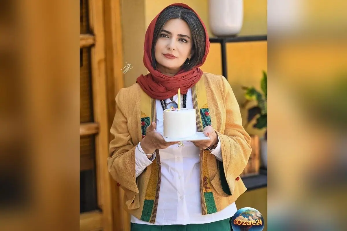 لیندا کیانی در جشن تولد متفاوت با طراحی کیک مینیمال نسکافه‌ای با حضور الناز حبیبی