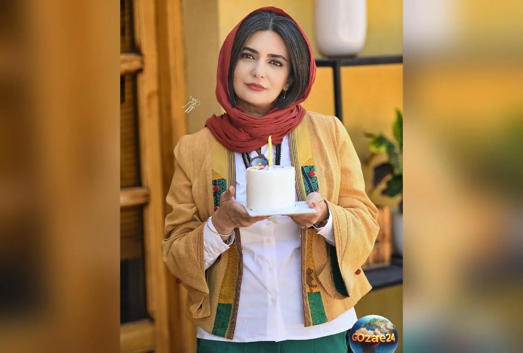 لیندا کیانی در جشن تولد متفاوت با طراحی کیک مینیمال نسکافه‌ای با حضور الناز حبیبی