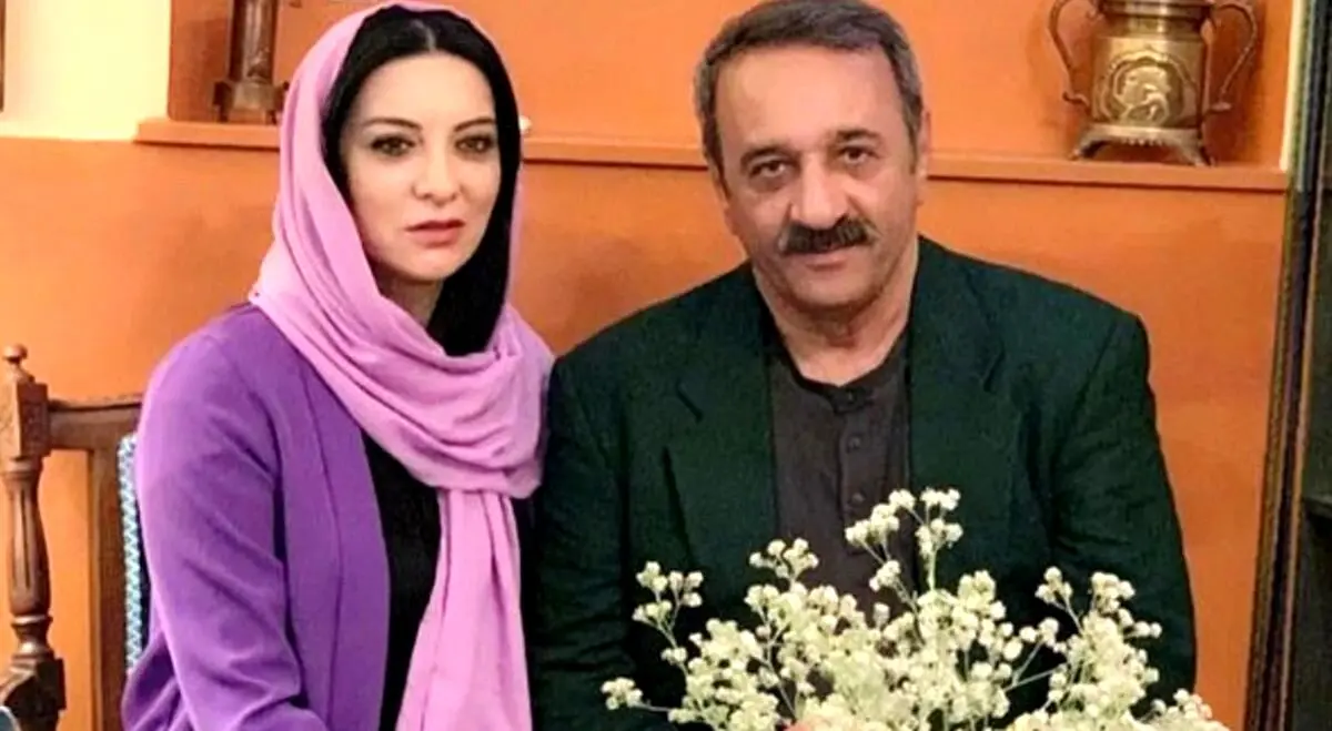 علی اوسیوند، ستاره پرکار سینما و تلویزیون، همراه همسرش در تصویری دیدنی و عاشقانه