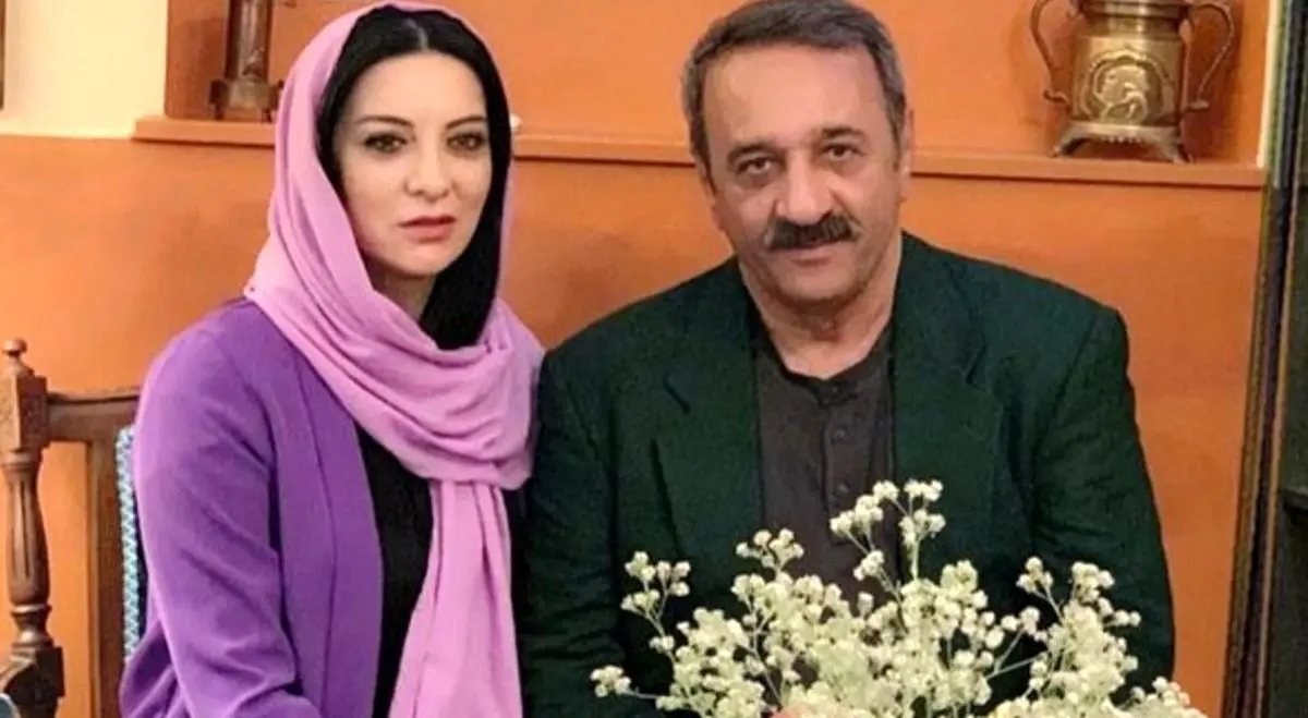 علی اوسیوند، ستاره پرکار سینما و تلویزیون، همراه همسرش در تصویری دیدنی و عاشقانه